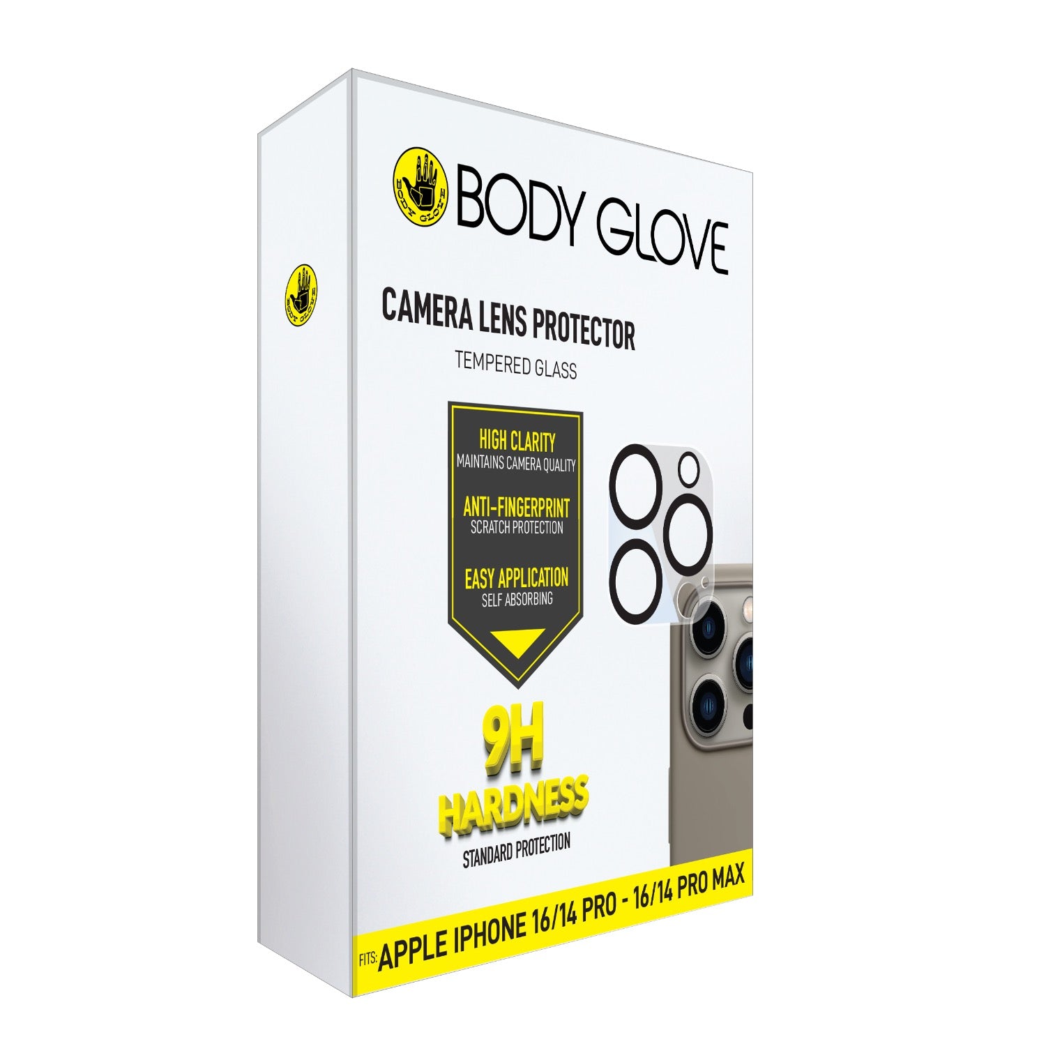Body Glove Tempered Glass Camera Screen Protector - Apple iPhone 16 Pro / iPhone 16 Pro Max / iPhone 14 Pro / iPhone 14 Pro Max