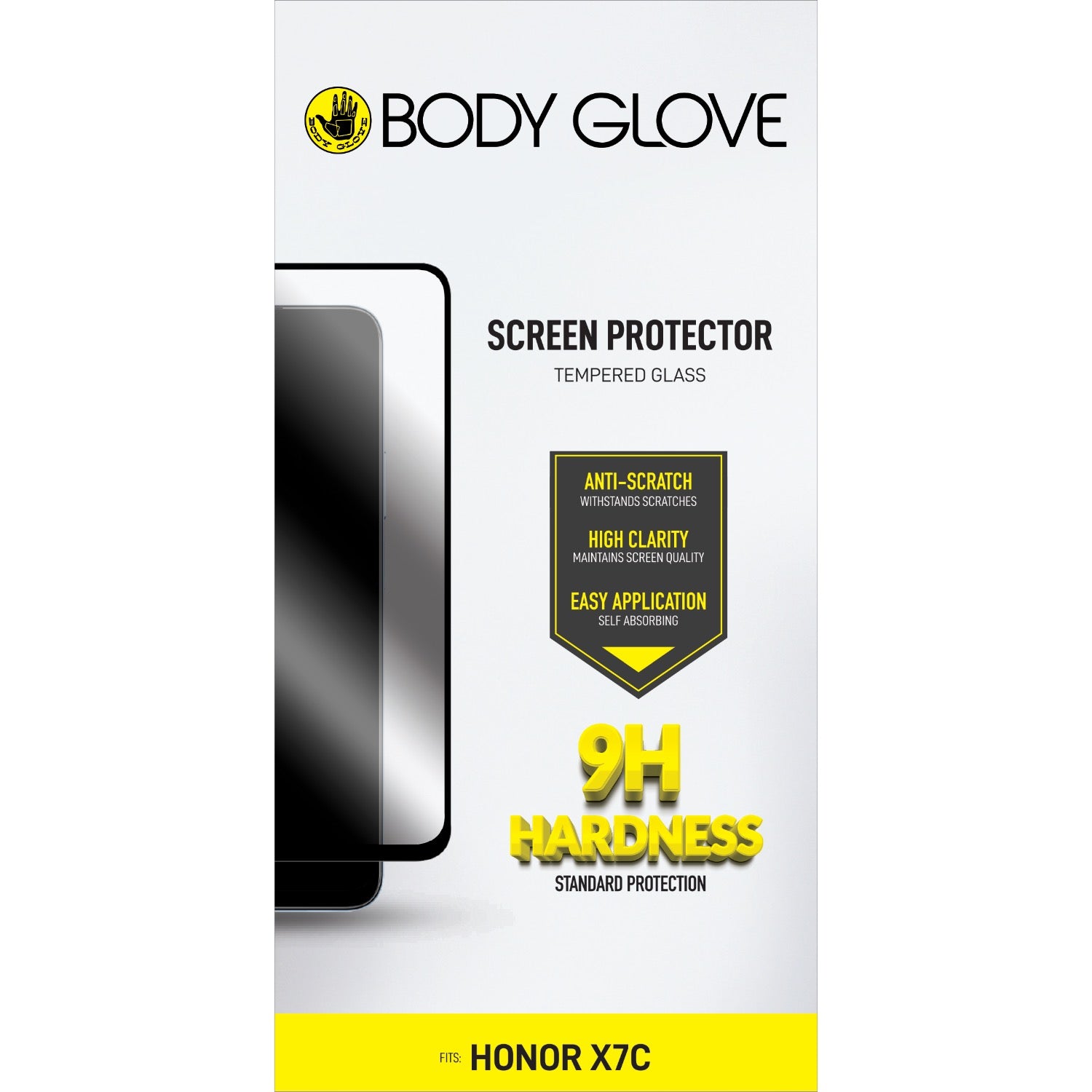 Body Glove Tempered Glass Screen Protector - Honor X7c