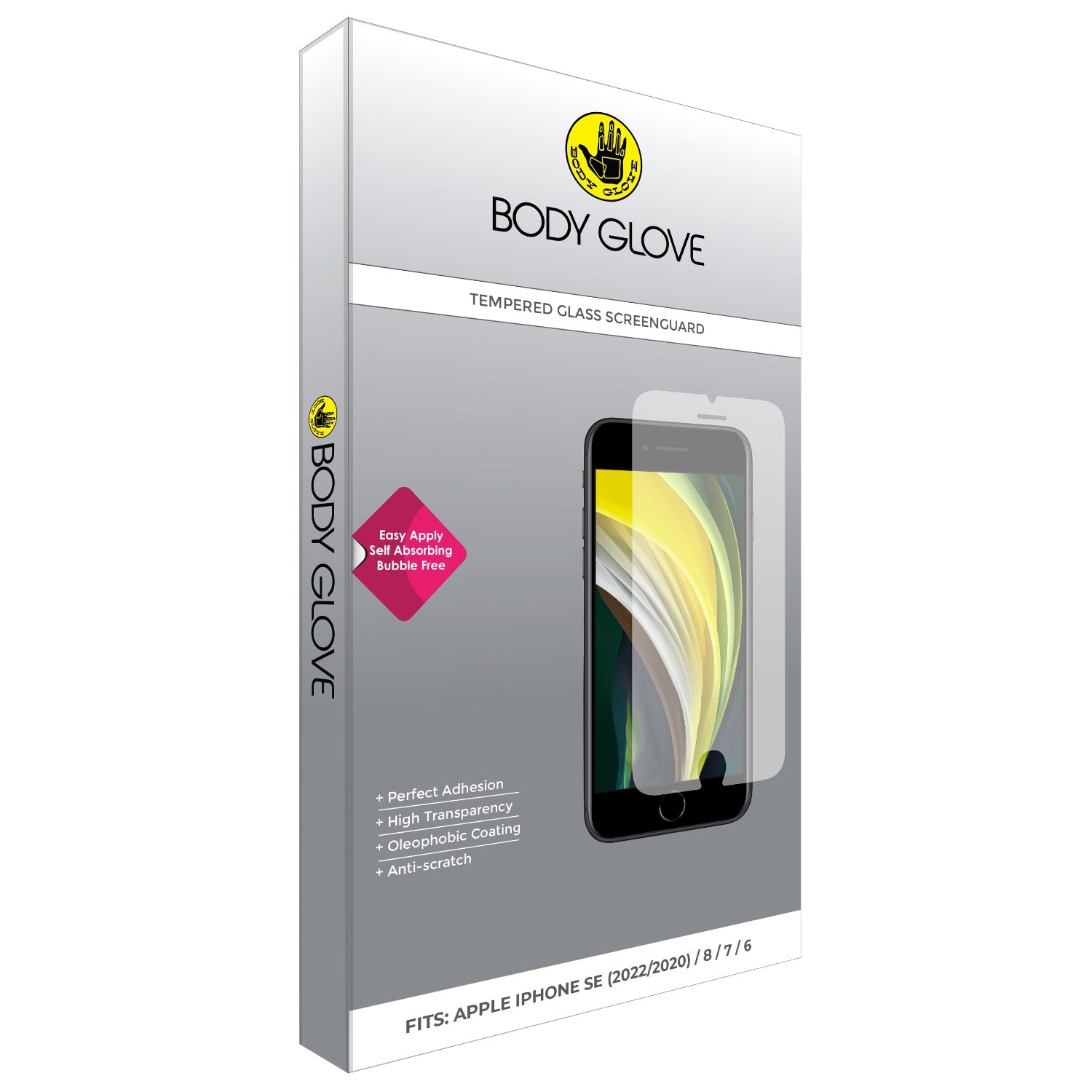 Body Glove Tempered Glass Screen Protector - Apple iPhone SE (2022) / iPhone SE (2020) / iPhone 8 / iPhone 7 / iPhone 6