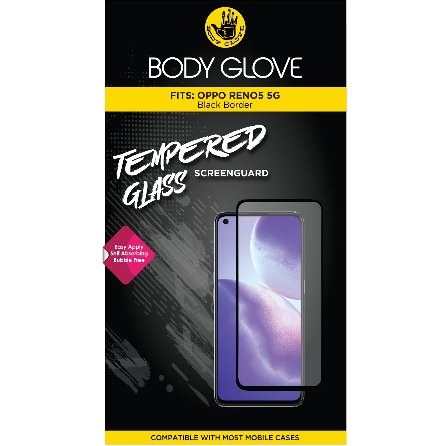 Body Glove Tempered Glass Screen Protector - Oppo Reno5 5G