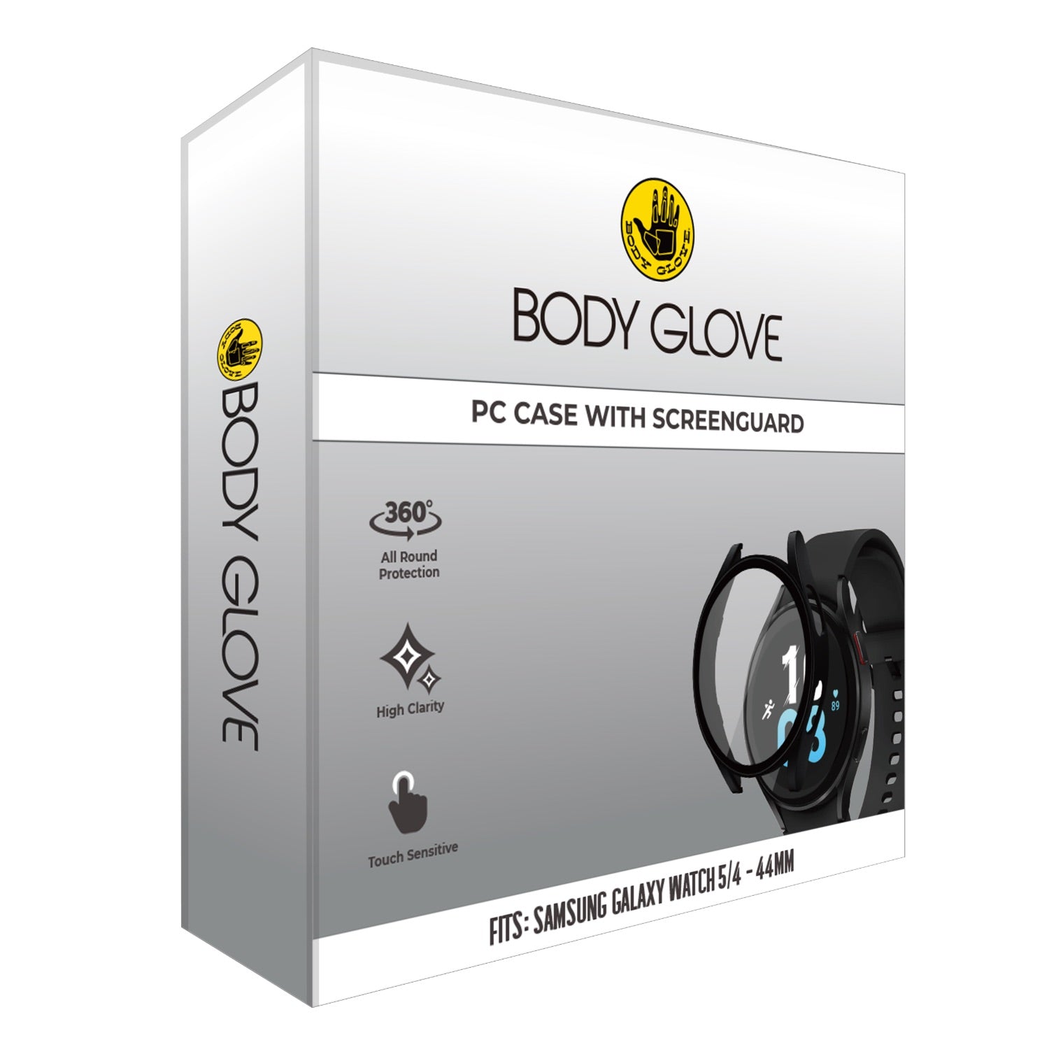 Body Glove PC Case With Screenguard - Samsung Galaxy Watch5 / Galaxy Watch4 44mm
