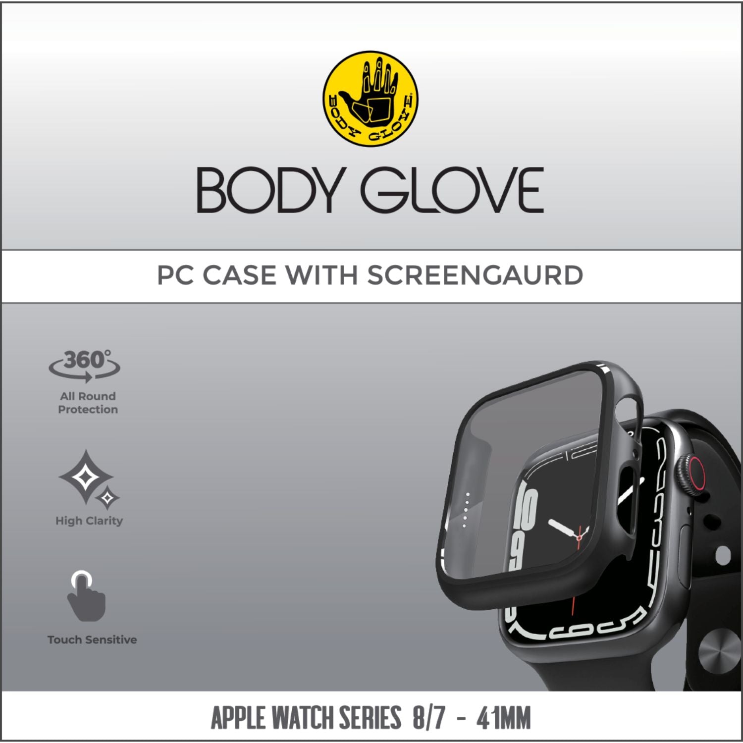 Body Glove PC Case With Screenguard - Apple Watch 7 41mm