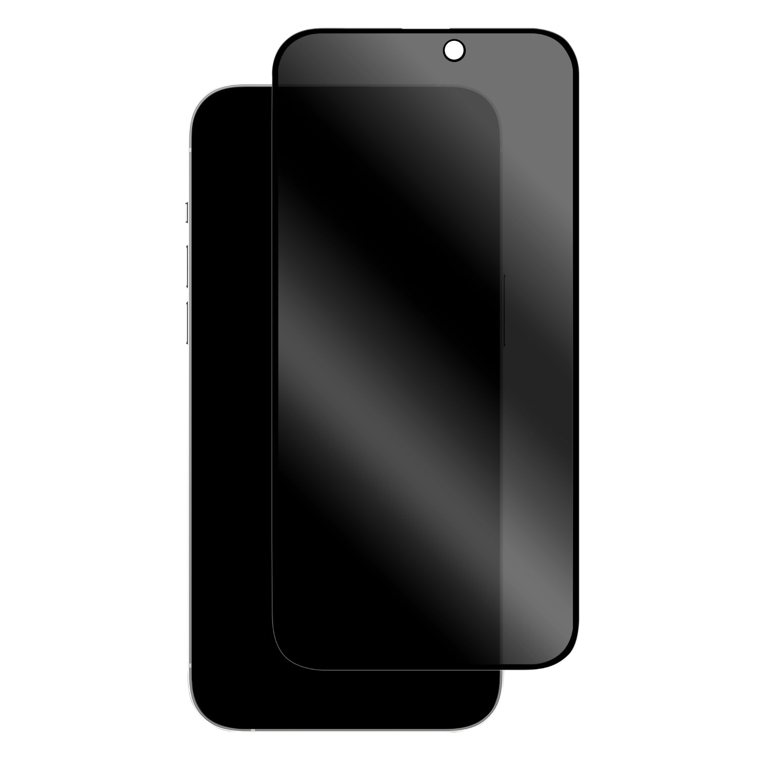Body Glove Privacy Tempered Glass Screen Protector - Apple iPhone 16 Pro Max - Black Border