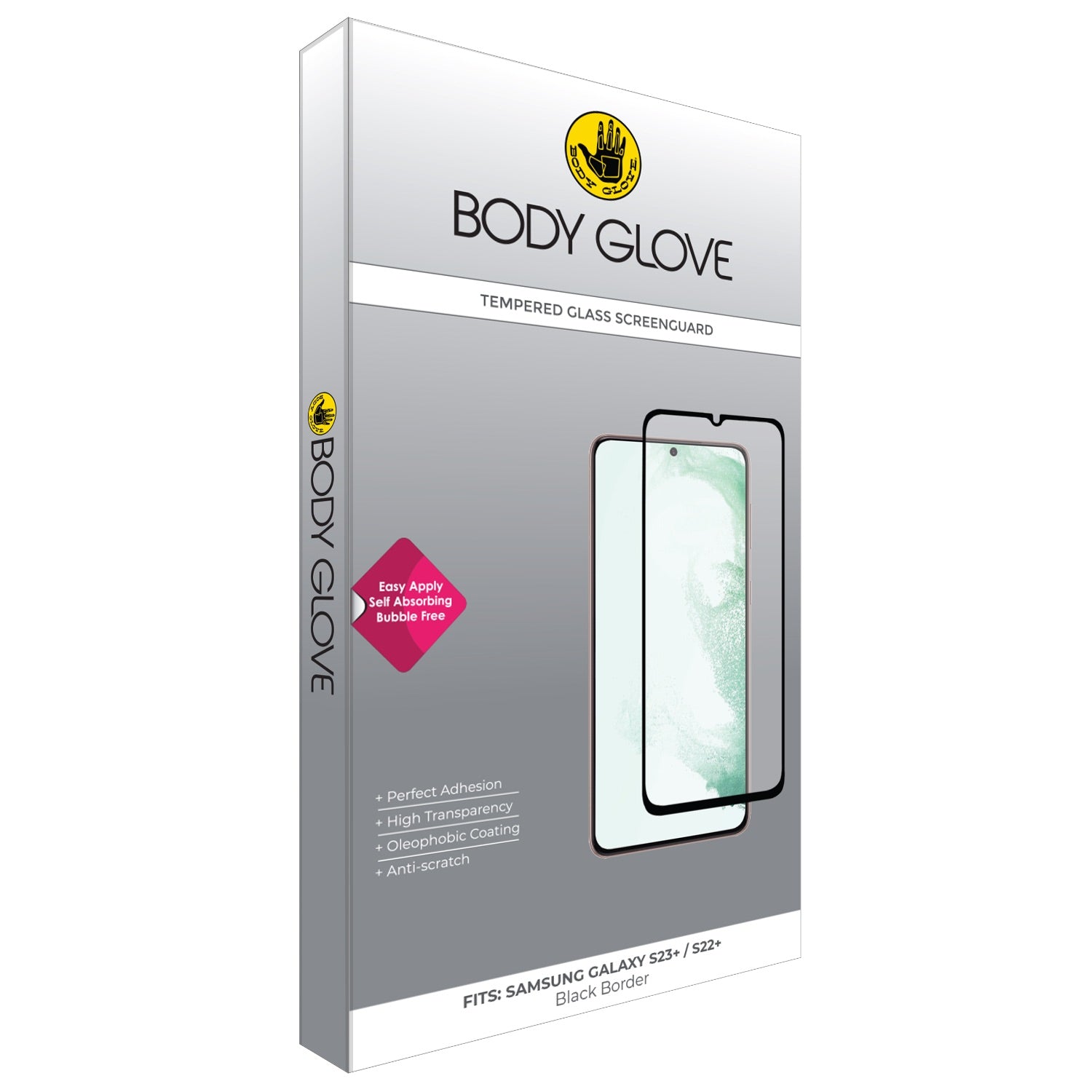 Body Glove Tempered Glass Screen Protector - Samsung Galaxy S23+ / Galaxy S22+ 5G