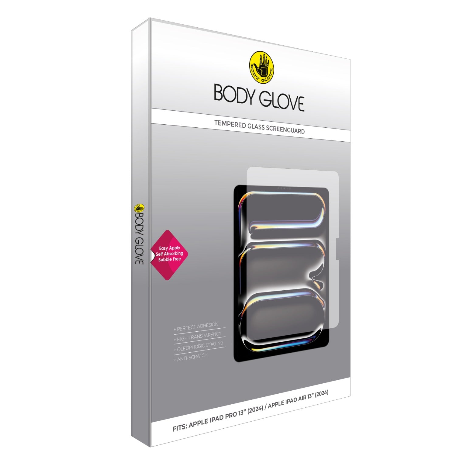 Body Glove Tempered Glass Screen Protector - Apple iPad Pro 13 (2024) / iPad Air 13 (2024) - Clear