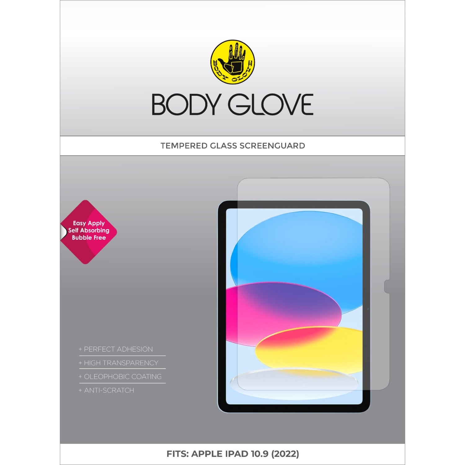 Body Glove Tempered Glass Screen Protector - Apple iPad 10.9 (2022)