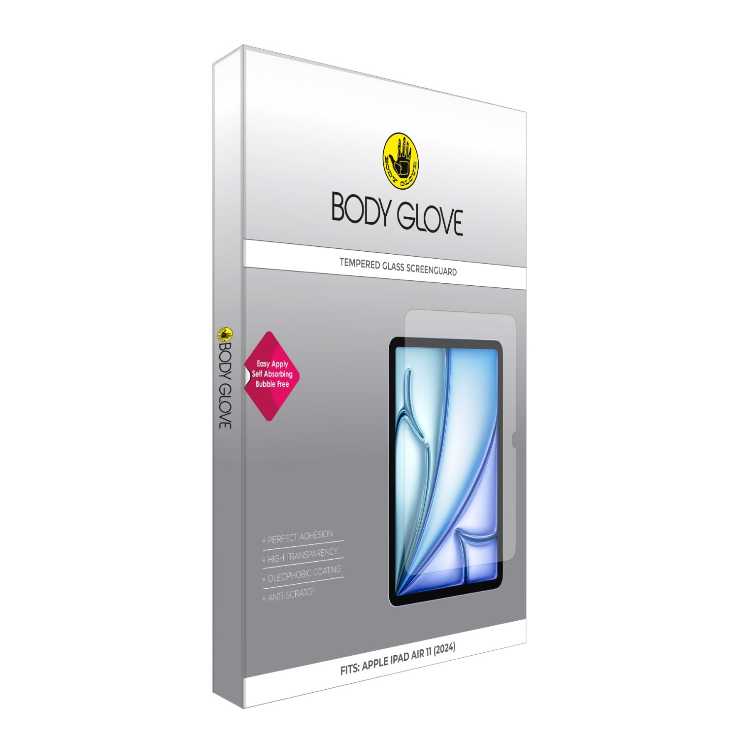 Body Glove Tempered Glass Screen Protector - Apple iPad Air 11 (2024) - Clear
