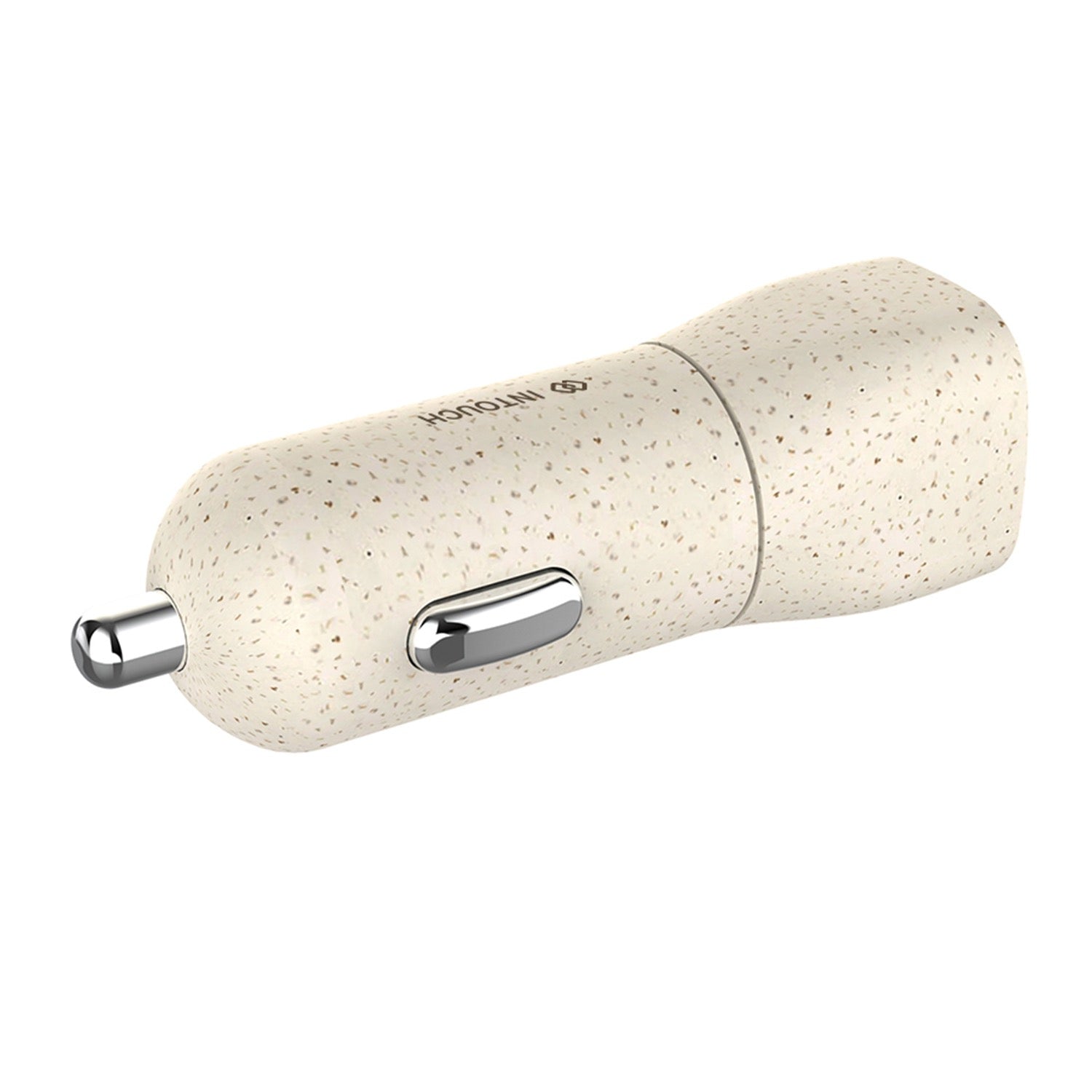 INTOUCH Biodegradable PD/USB Car Charger 20W - Wheat Straw
