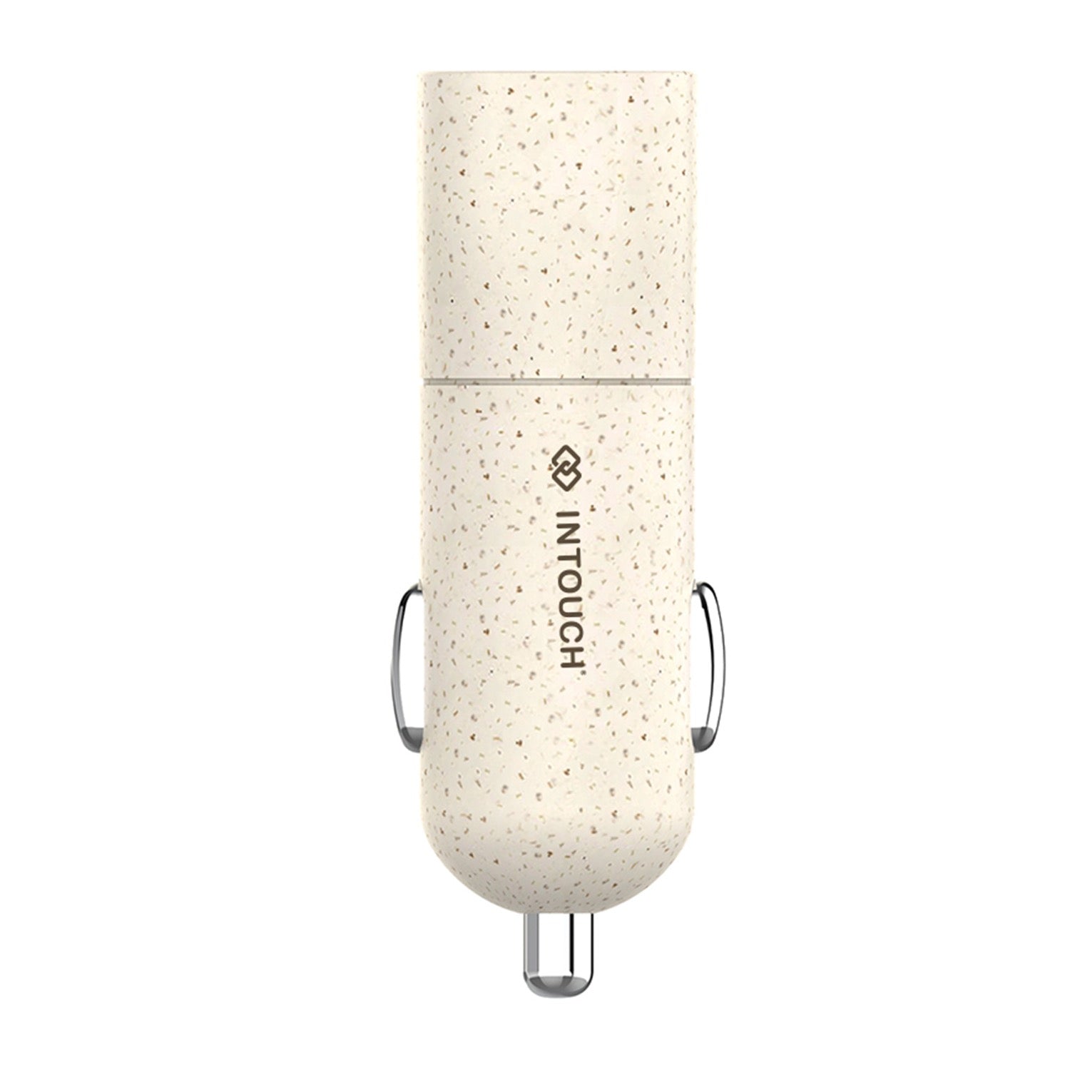 INTOUCH Biodegradable PD/USB Car Charger 20W - Wheat Straw