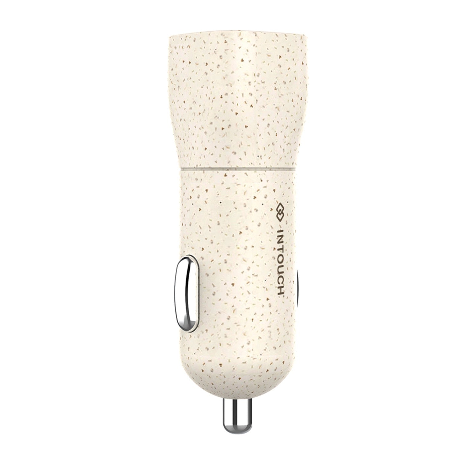 INTOUCH Biodegradable PD/USB Car Charger 20W - Wheat Straw