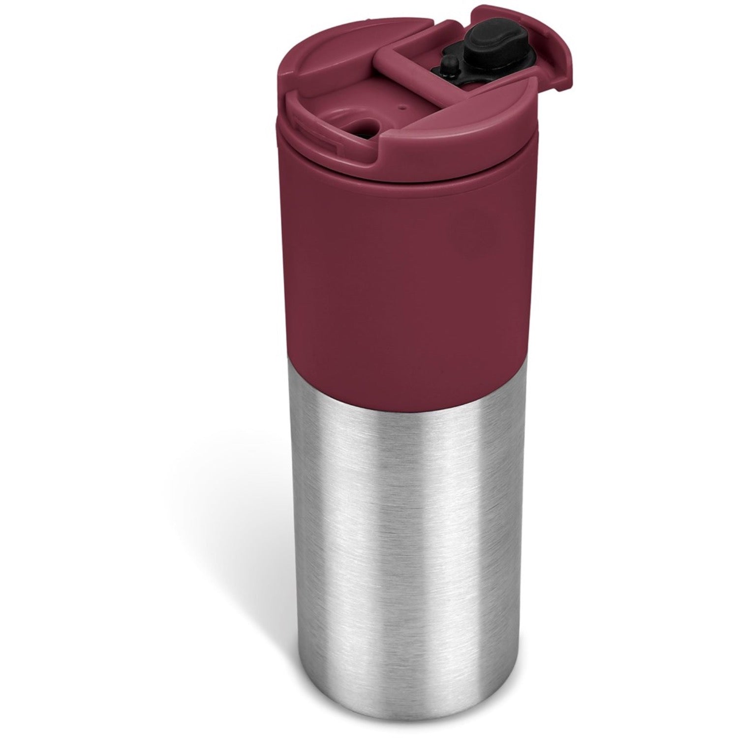 Kooshty Typhoon Stainless Steel & Plastic Double-Walled Tumbler 450ml - Maroon