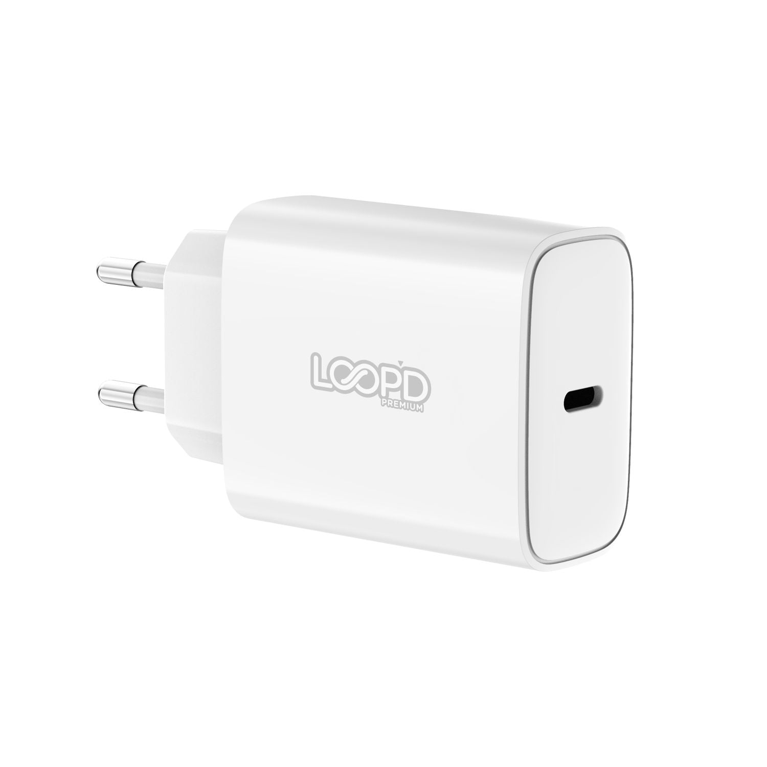 LOOPD 1 Port PD Home Charger 20W - White