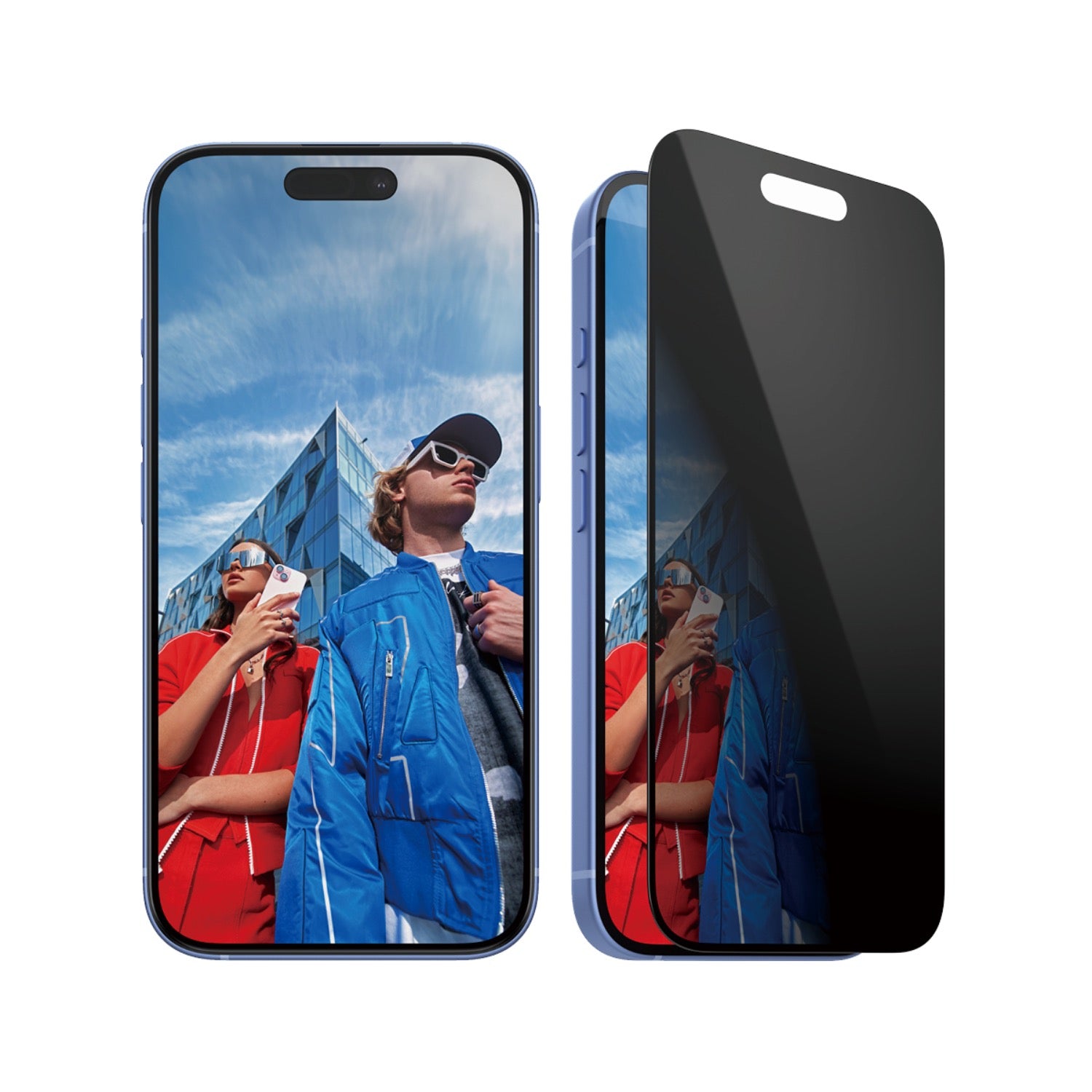 PanzerGlass Privacy Screen Protector Ultra Wide Fit - Apple iPhone 16 / iPhone 15