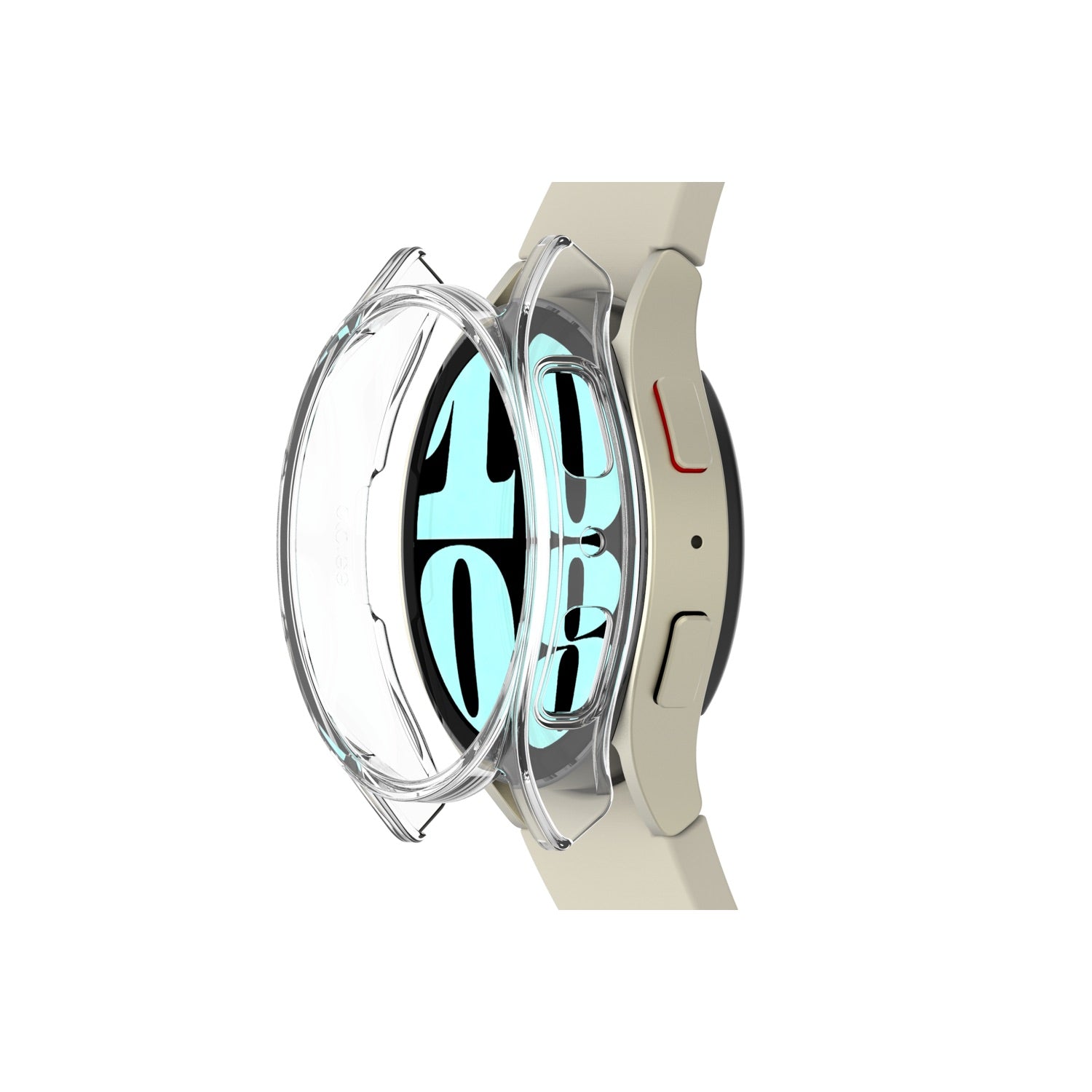 Samsung SMAPP Nukin Clear Watch Case - Samsung Galaxy Watch6 Classic 40mm - Clear