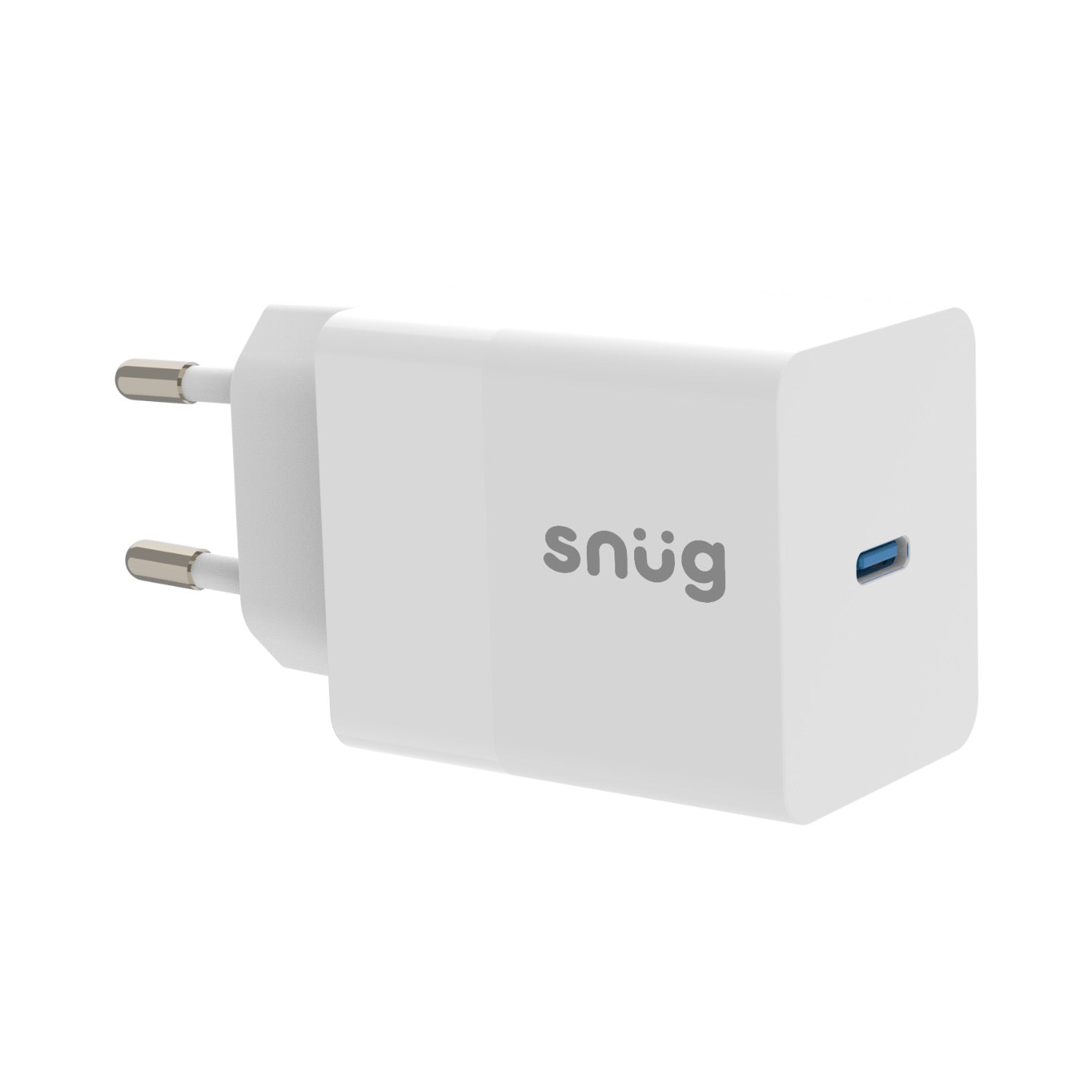 Snug 1 Port PD Home Charger With Cable - 45W - White