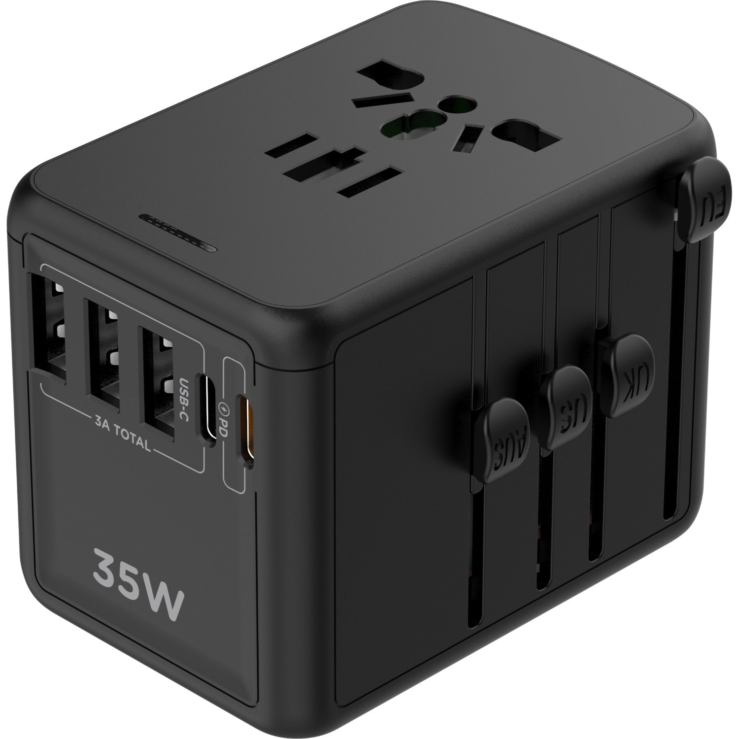 SNUG 5 Port Universal Travel Adapter - 35W