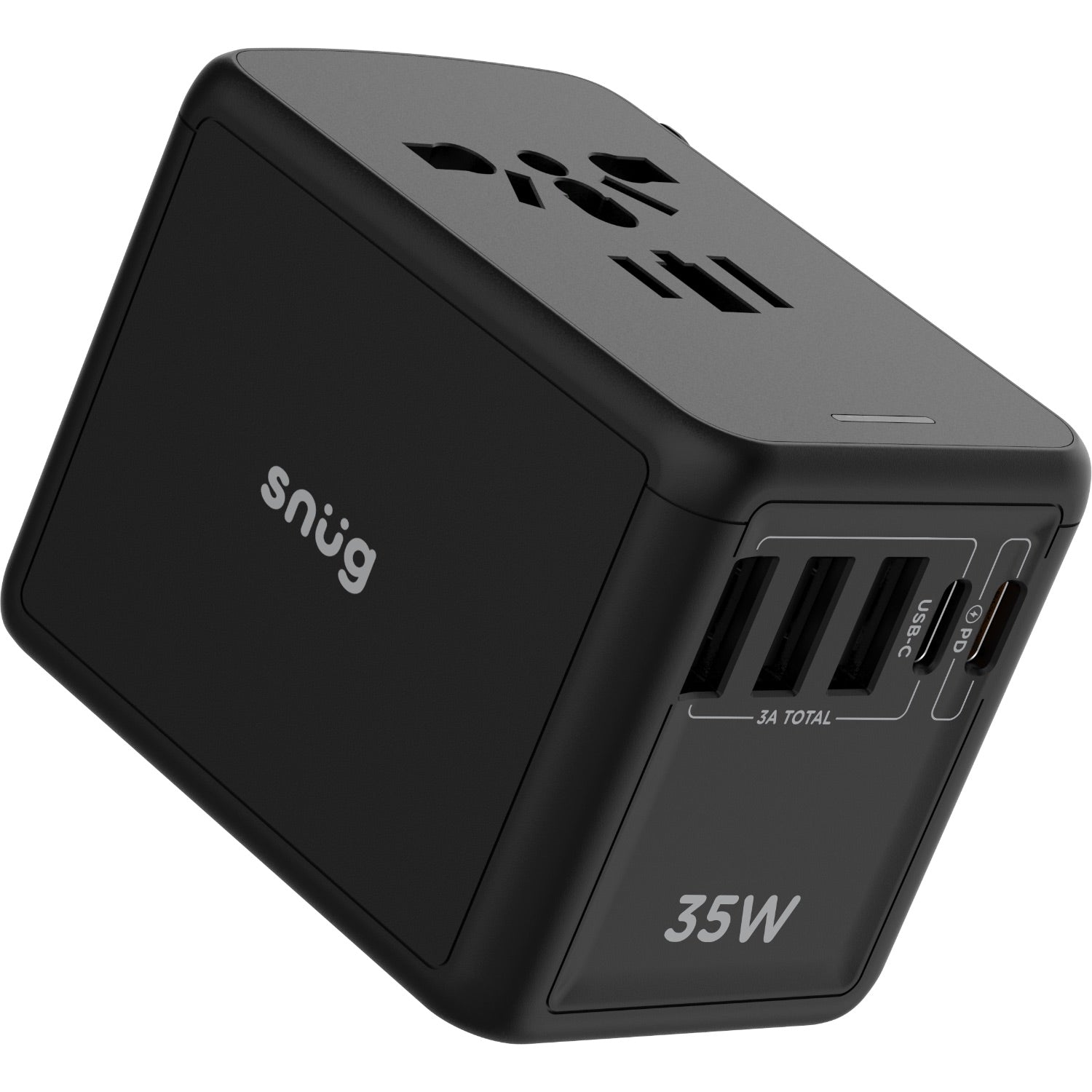 SNUG 5 Port Universal Travel Adapter - 35W