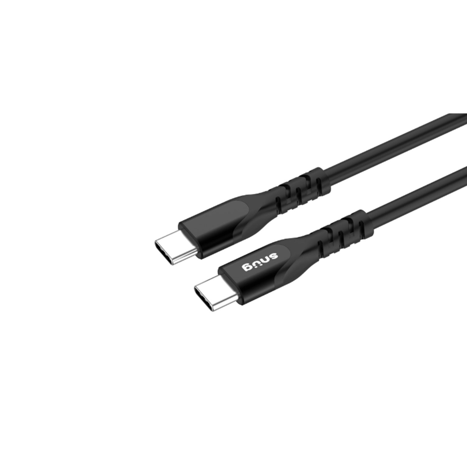 Snug Type-C To Type-C Silicone Cable - 1.2 Meter - Black