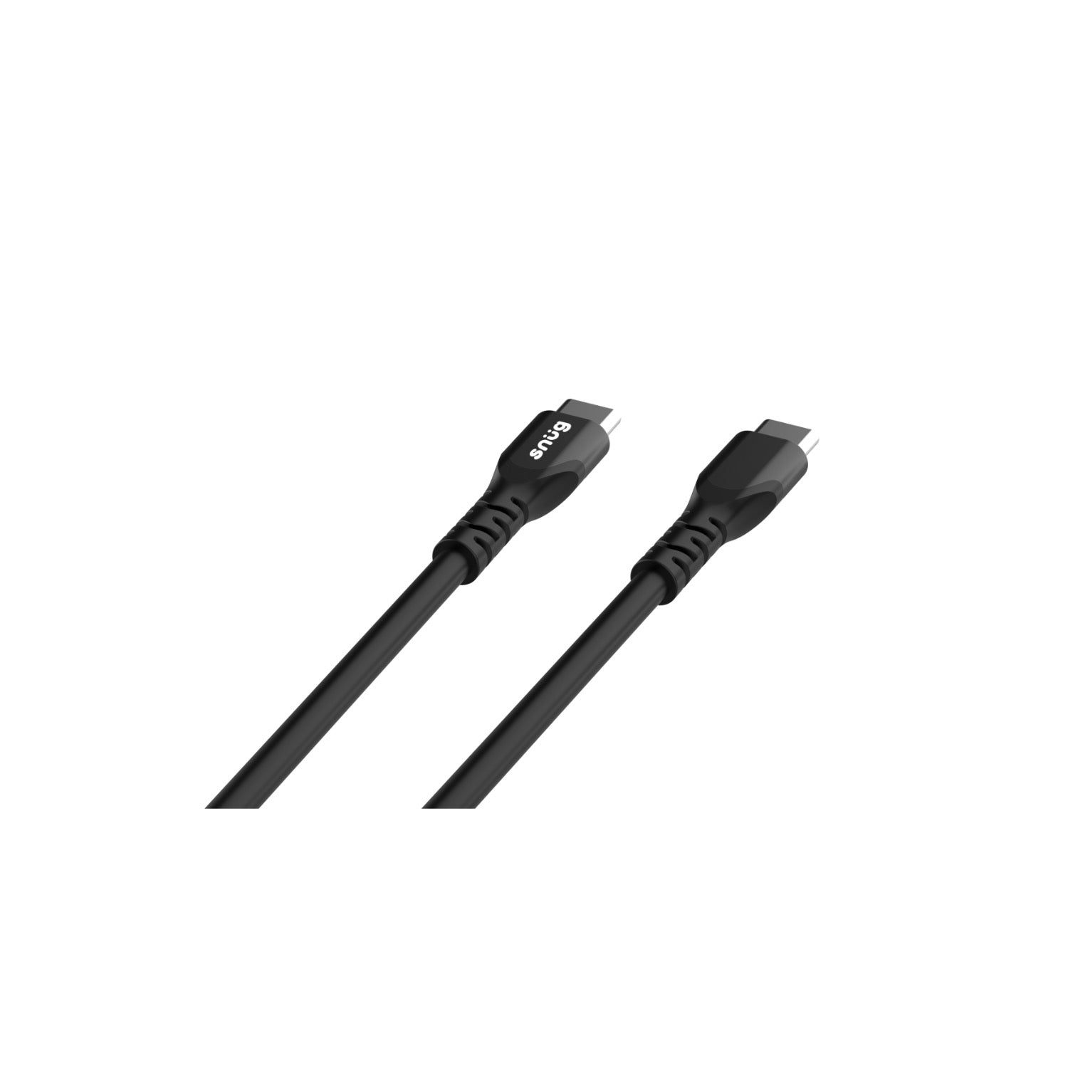 Snug Type-C To Type-C Silicone Cable - 1.2 Meter - Black