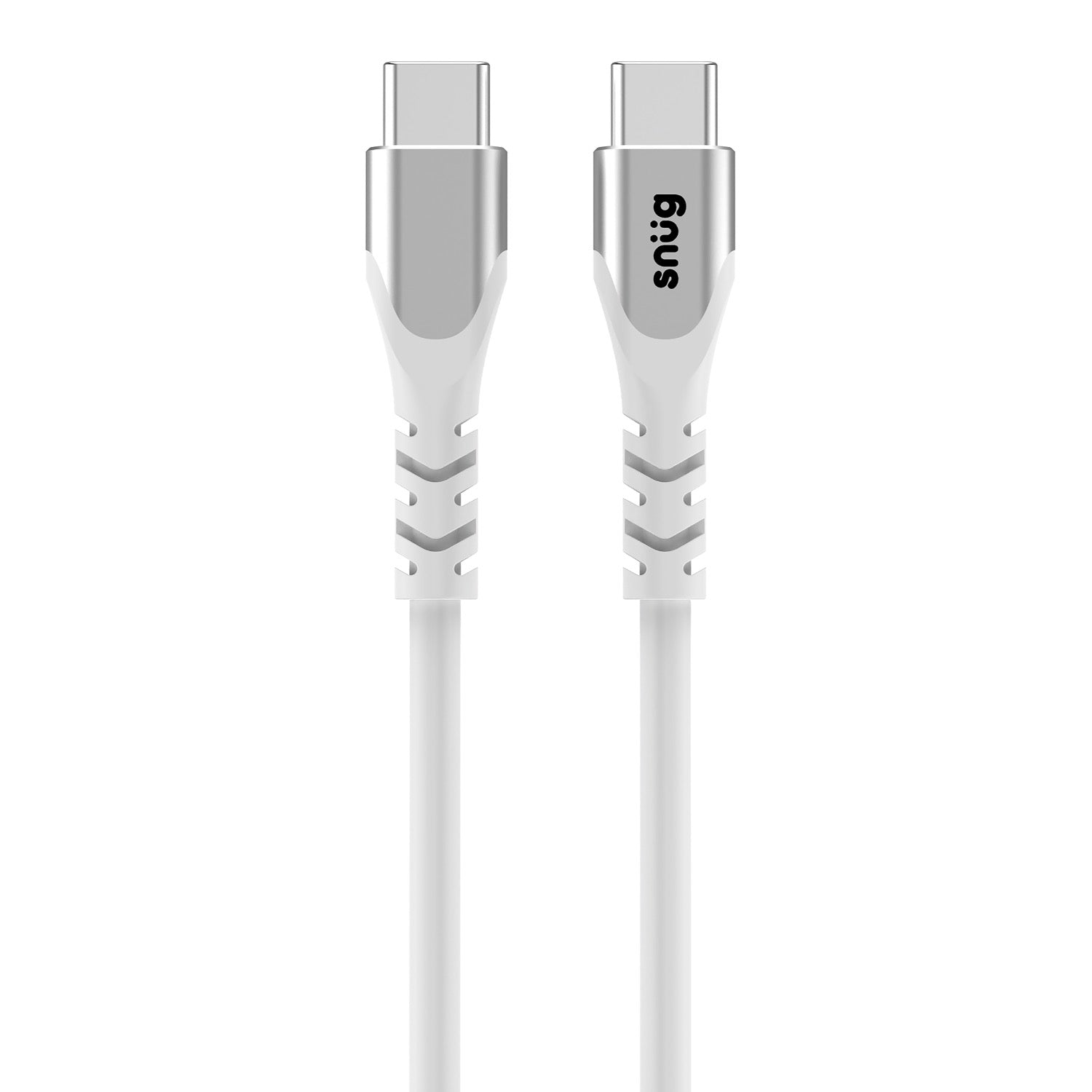 Snug Type-C To Type-C Silicone Cable - 1.2 Meter - White