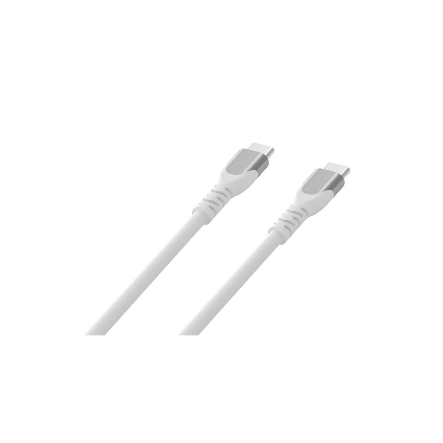 Snug Type-C To Type-C Silicone Cable - 1.2 Meter - White