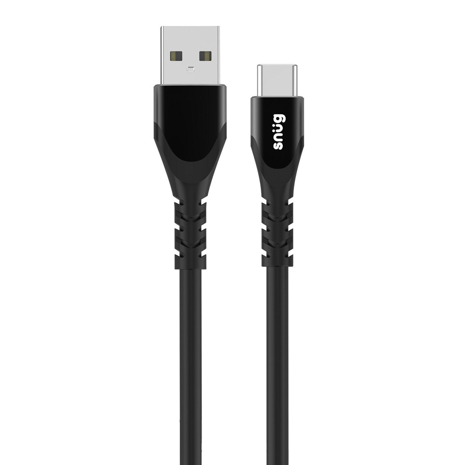 Snug USB To Type-C Silicone Cable - 1.2 Meter - Black