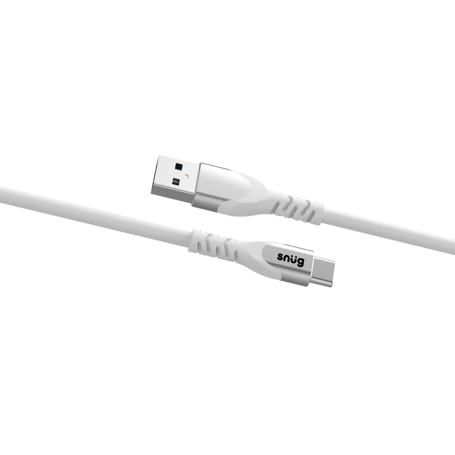 Snug USB To Type-C Silicone Cable - 1.2 Meter - White
