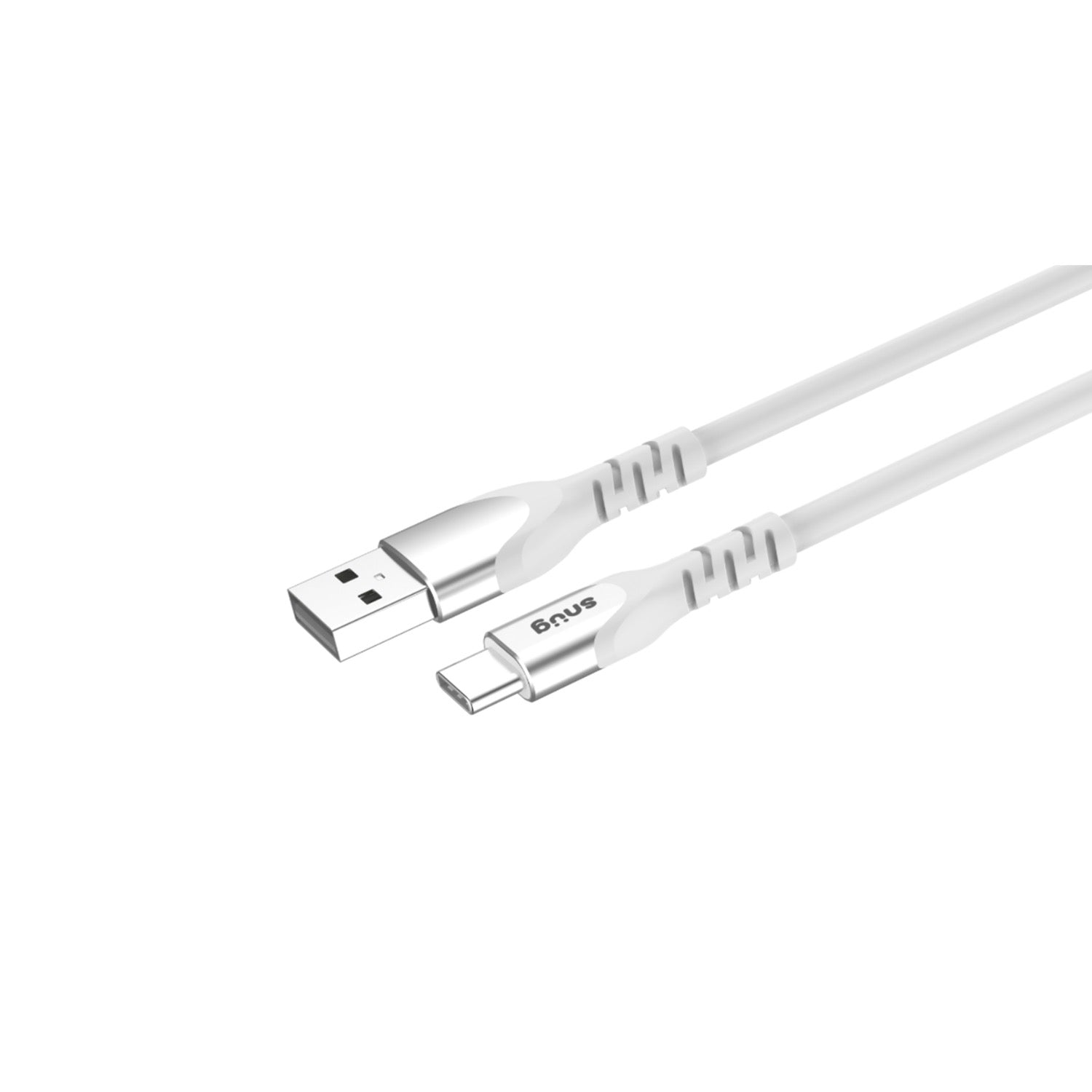 Snug USB To Type-C Silicone Cable - 1.2 Meter - White