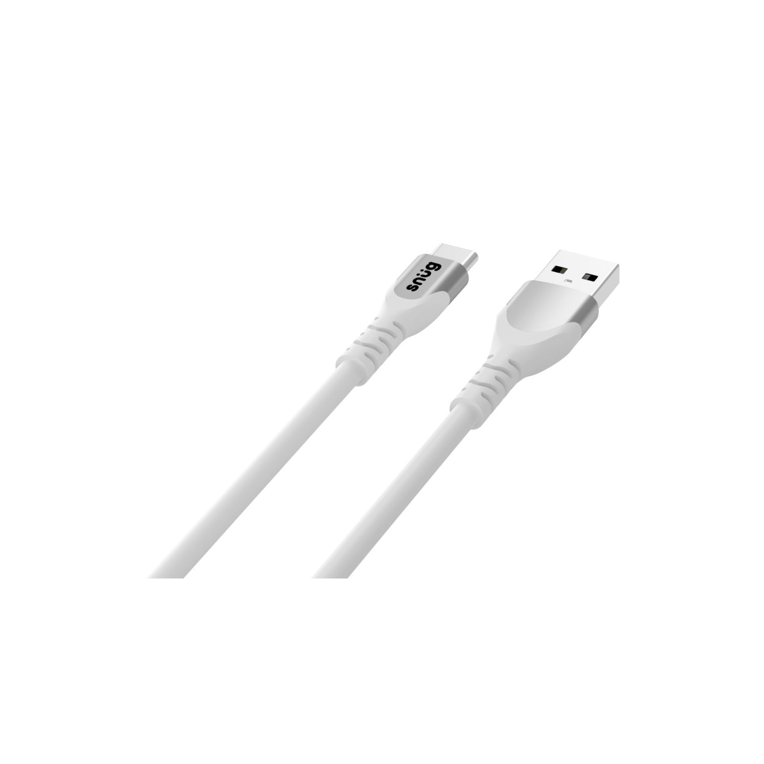 Snug USB To Type-C Silicone Cable - 1.2 Meter - White