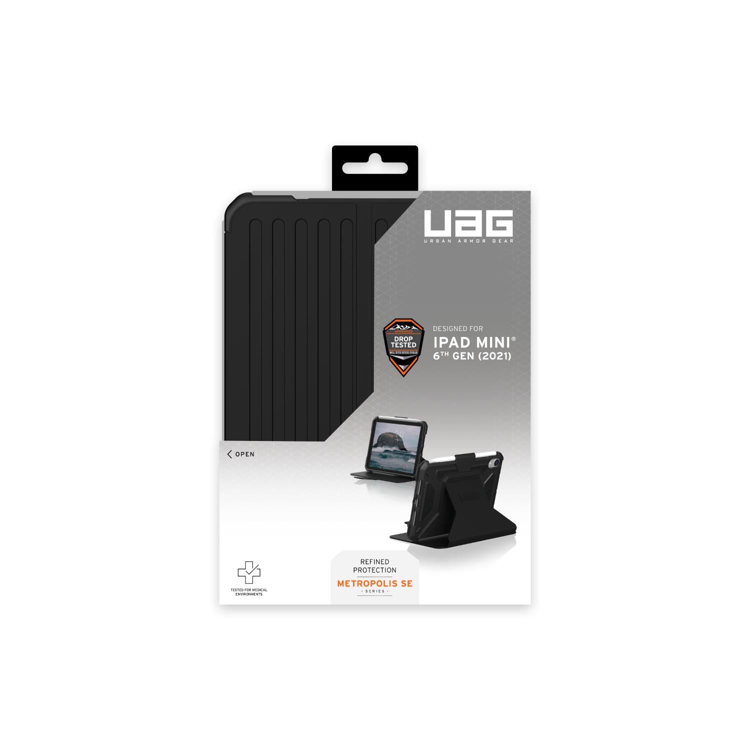 UAG Metropolis SE Tablet Case - Apple iPad mini (2024) / iPad mini (2021) - Black