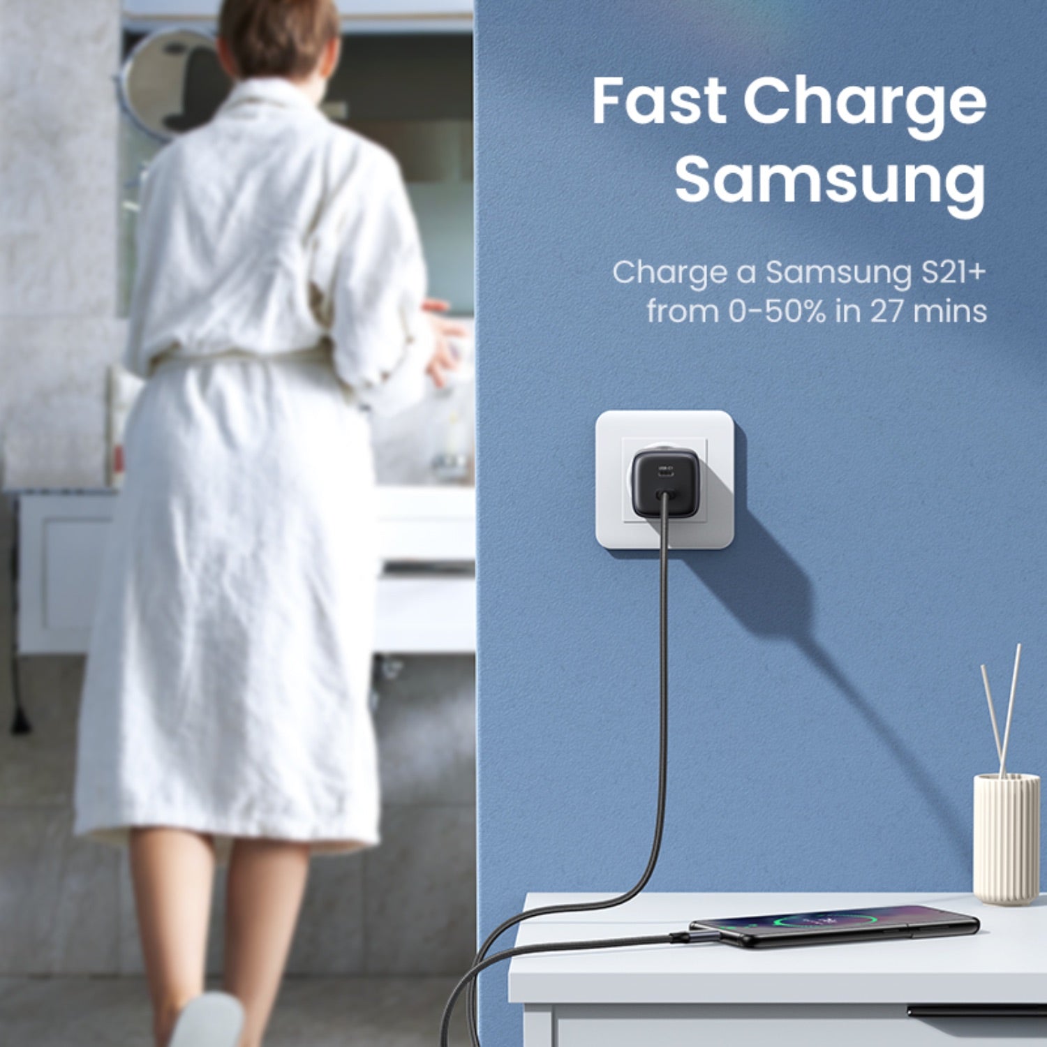 UGREEN 2 Port GaN PD Home Charger - 45W
