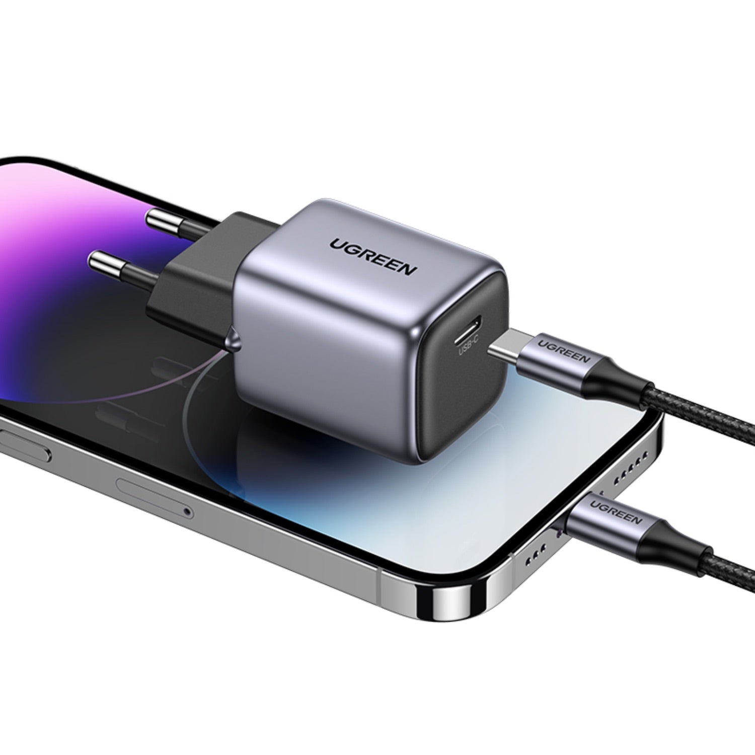 UGREEN 1 Port GaN PD Home Charger - 20W