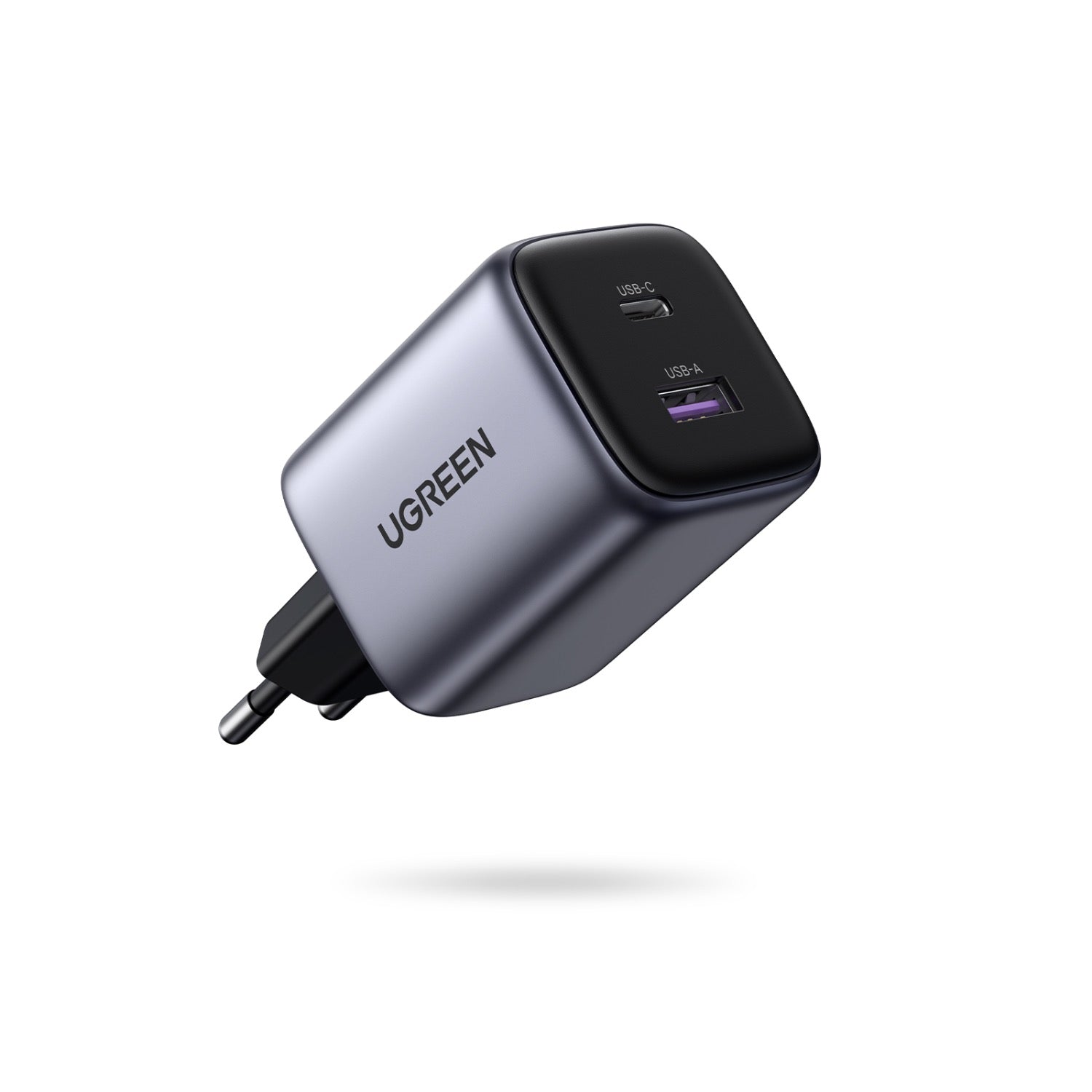 UGREEN Nexode 2 Port PD/USB Wall Charger 35W - Grey & Black