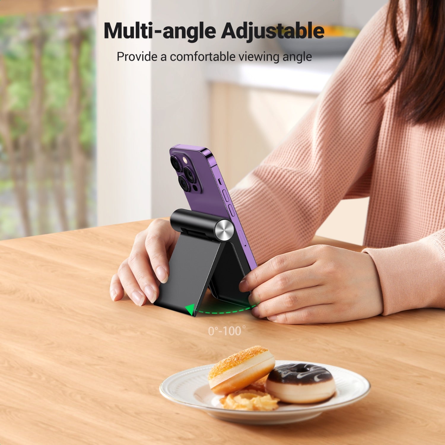 UGREEN Multi-Angle Phone Stand - Black