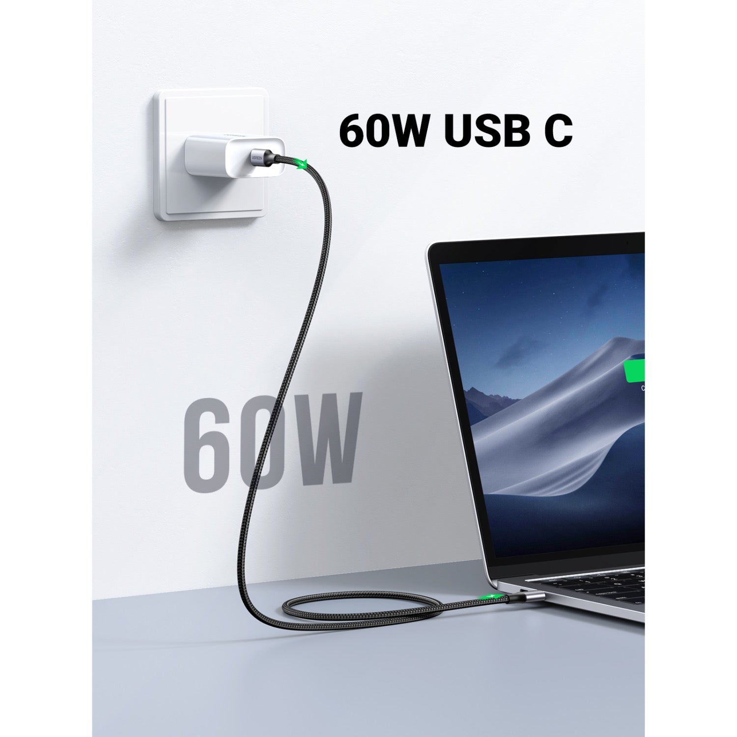 UGREEN Type-C To Type-C Cable 60W - 2 Metre