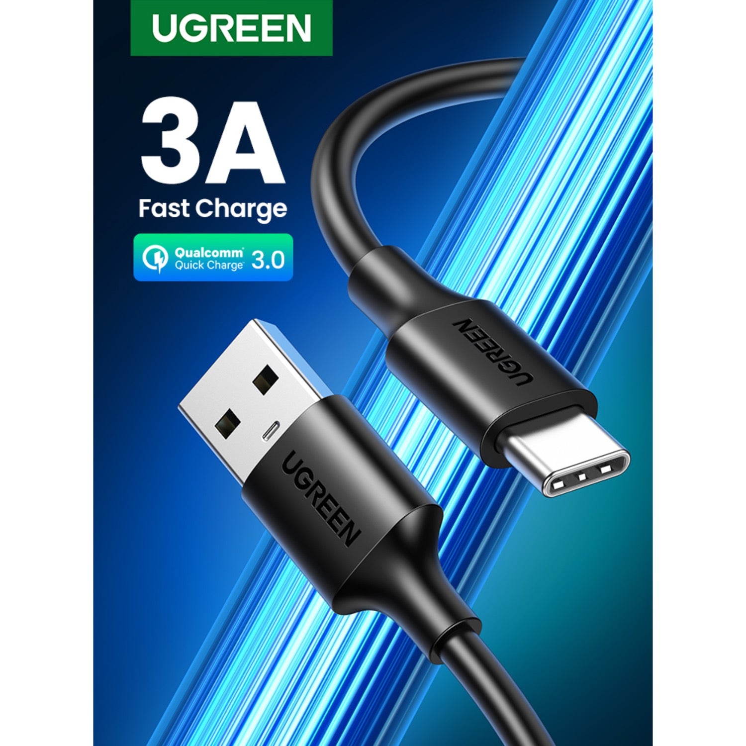 UGREEN USB To Type-C Cable 1 Metre - Black