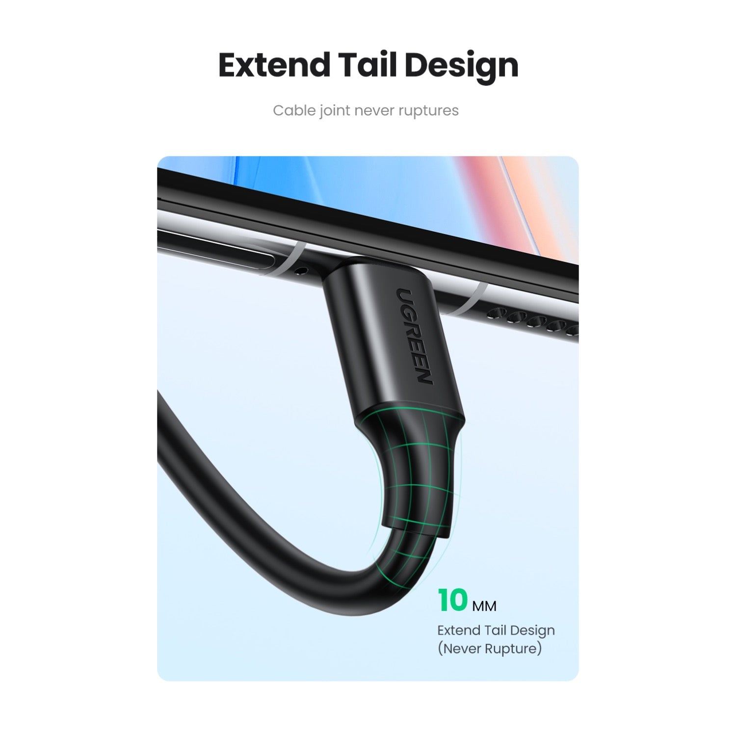 UGREEN USB To Type-C Cable 1 Metre - Black